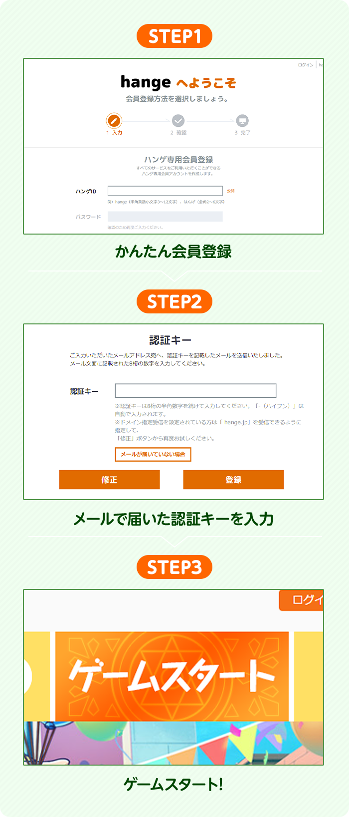 チョコットランドを始めるまでのかんたん3ステップ